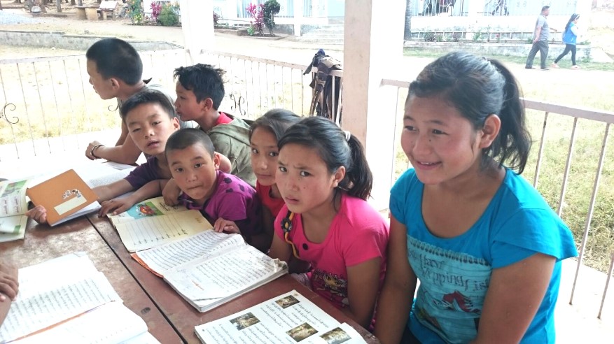 Instalaciones de la escuela tibetana